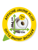 Affiche Jaune Fluo 42 x 59.4 cm (A2)