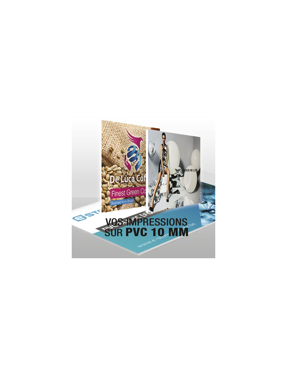 Panneau Publicitaire PVC 10 mm - 80 x 100 cm