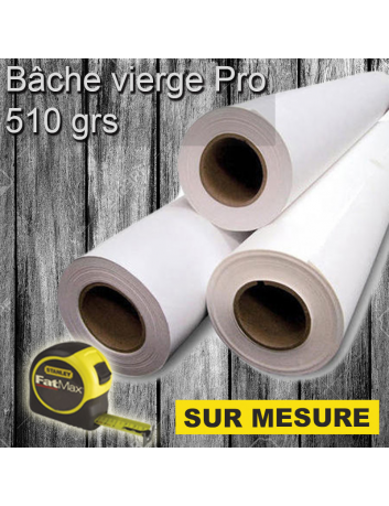 Bâche vierge 510G PRO 137 cm au mètre