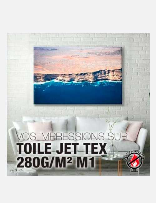 Toile Jet Tex 280g/m² M1 - 0.6 x 3 m