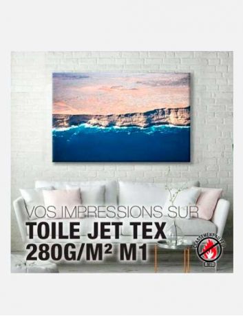 Toile Jet Tex 280g/m² M1 - 0.6 x 4 m