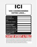 Lot de 20 panneaux PC noirs