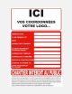 Lot de 50 panneaux PC rouges