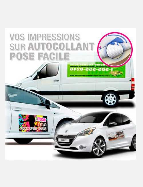 Impression en ligne de sticker, autocollant et magnet publicitaire