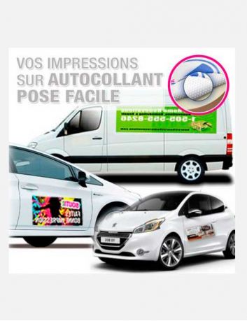 Autocollant publicitaire pour voitures et fourgons - Kokokikol