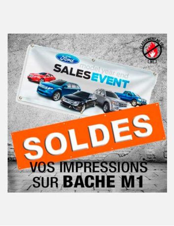 Banderole Publicitaire 440 g/m² - 0.6 x 2 m