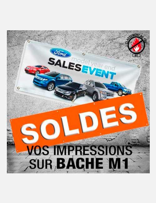 Banderole Publicitaire 440 g/m² - 0.6 x 2 m