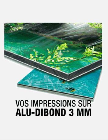 Panneau Dibon Alu - 30 x 40 cm