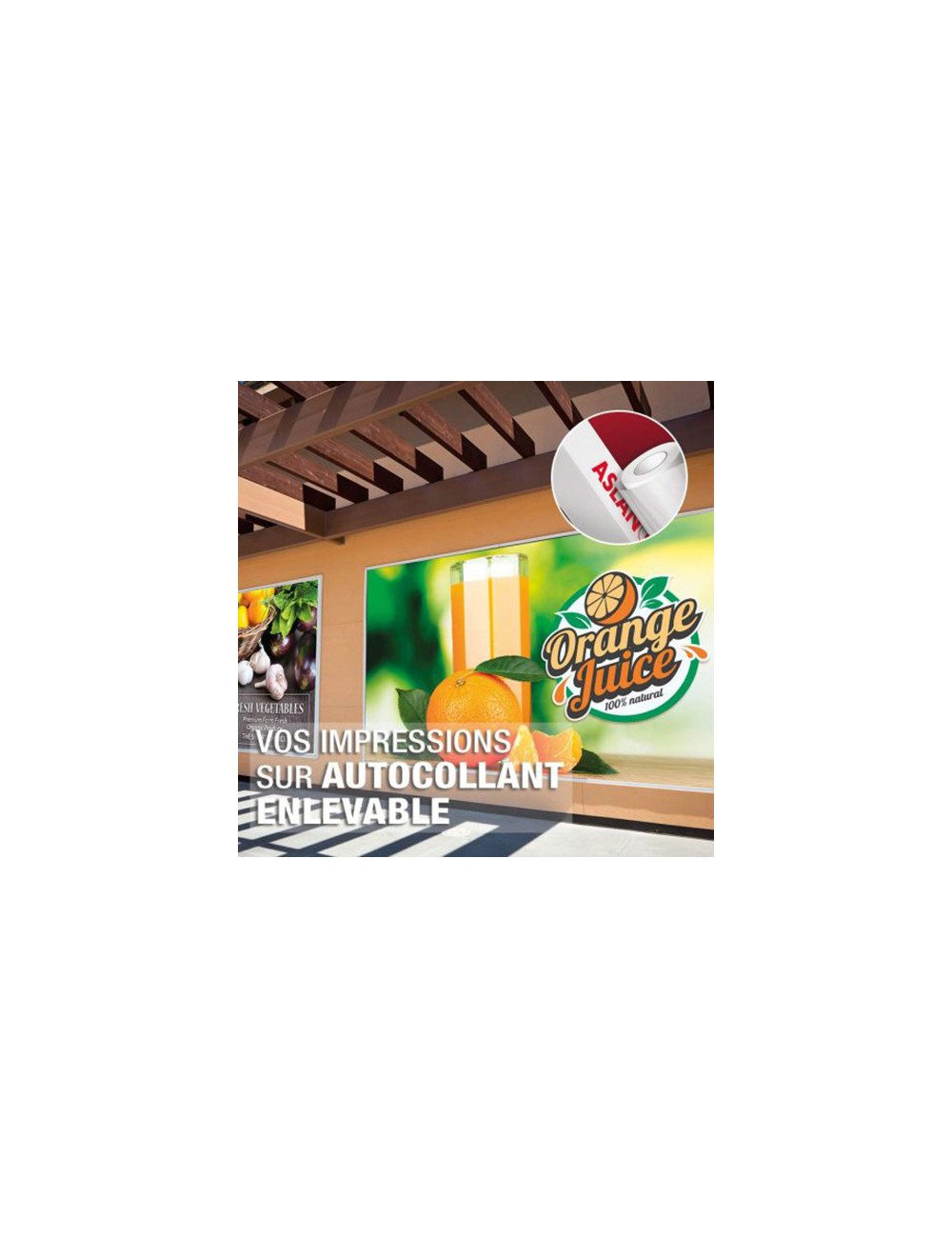 Impression Stickers Autocollant Repositionnable personnalisé