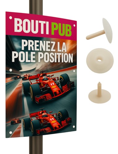 Cache poteau Publicitaire |...