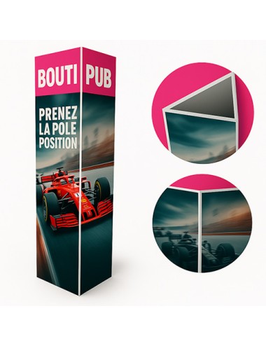 Totems Publicitaire Alvéolaire