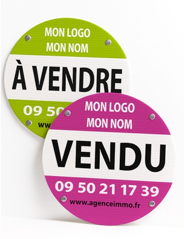 Panneaux Ronds Agence...