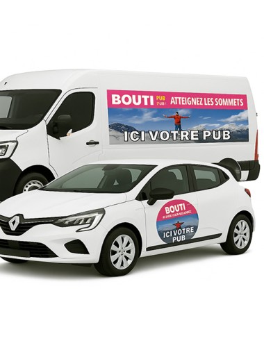 Plaque magnétique Publicitaire