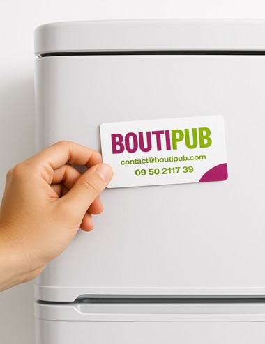 Magnet personnalisé rond, carré ou rectangle – Impression haute qualité