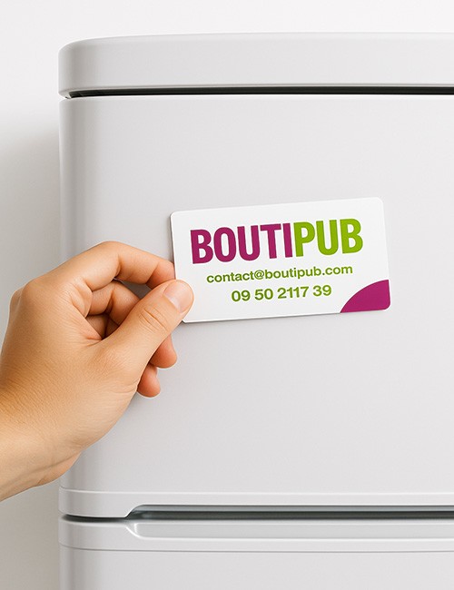 Magnet personnalisé rond, carré ou rectangle – Impression haute qualité