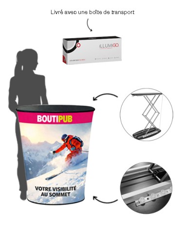 Comptoir Lumineux Pliant