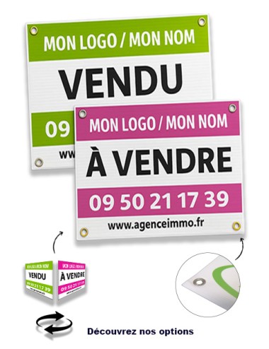 Panneaux Agence Immobilière...