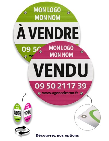 Panneaux Ronds Agence...