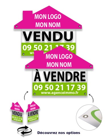 Panneaux Agence Immobilière...