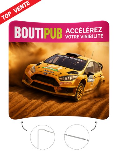 Mur courbe tissu Eco