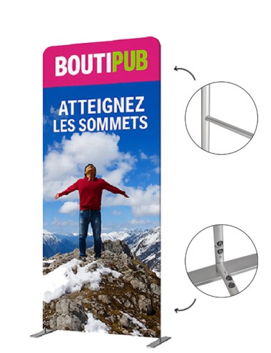 Totem / rollup tissu Eco