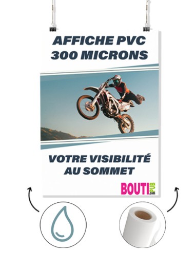 Affiche Polyester | Pvc 300...