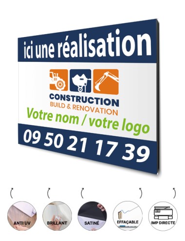 Panneau Publicitaire Dibond...