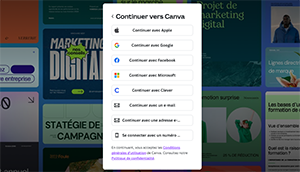 Capture Canva — Étape 1