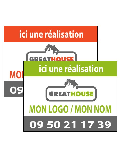 Panneau fléchage directionnel alvéolaire